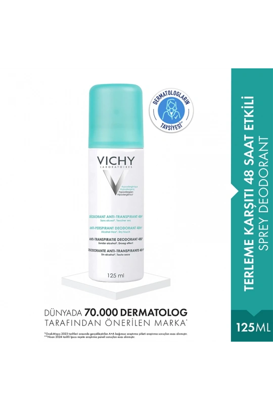 Vichy Deo Anti-Transpirant-Terleme Karşıtı Deodorant 125ml