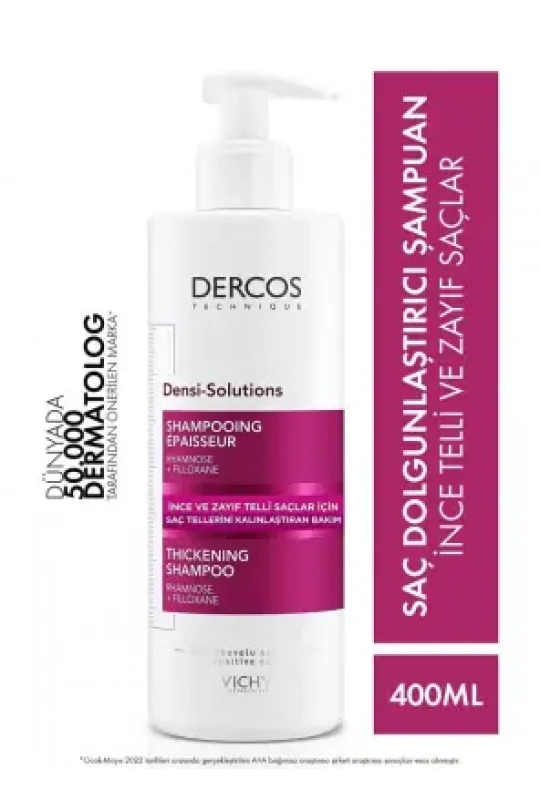 Vichy Dercos Densi-Solution İnce ve Zayıf Saçlar İçin Şampuan 400 ml
