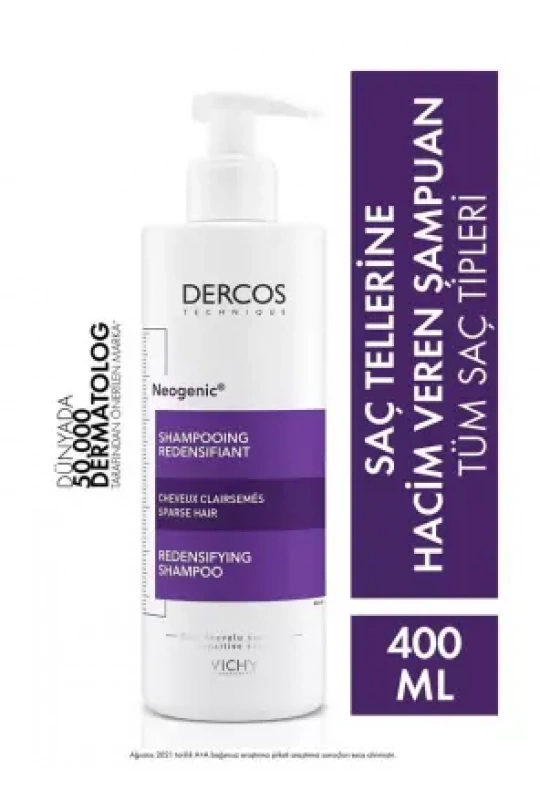 Vichy Dercos Neogenic Şampuan 400 ml - Yoğunlaştırıcı Şampuan