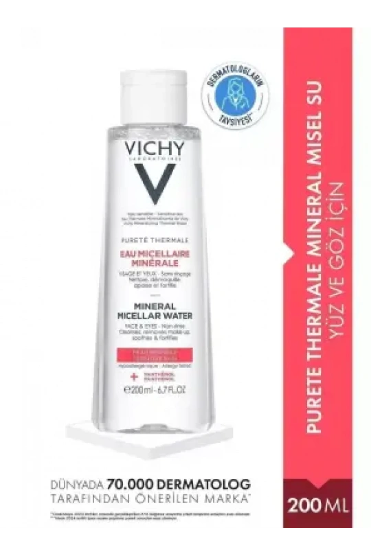 Vichy Purete Thermale Solution Micellaire Mineral Misel Su 200 ml