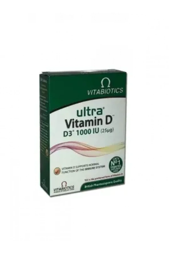 Vitabiotics Ultra Vitamin D3 1000 IU 96 Tablet