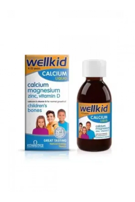 Vitabiotics Wellkid Calcium Liquid Şurup 150 ml