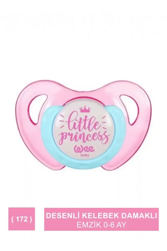 Wee Baby Desenli Kelebek Damaklı Emzik 0-6 Ay - 172 -