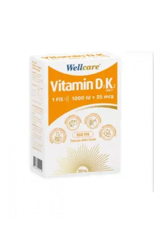 Wellcare D3K2 Sprey 30 ml