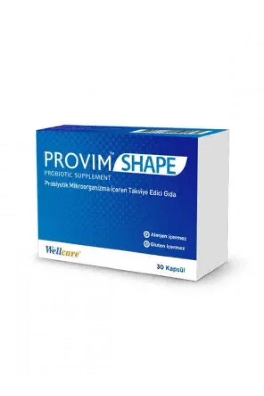 Wellcare Provim Shape Takviye Edici Gıda 30 Kapsül