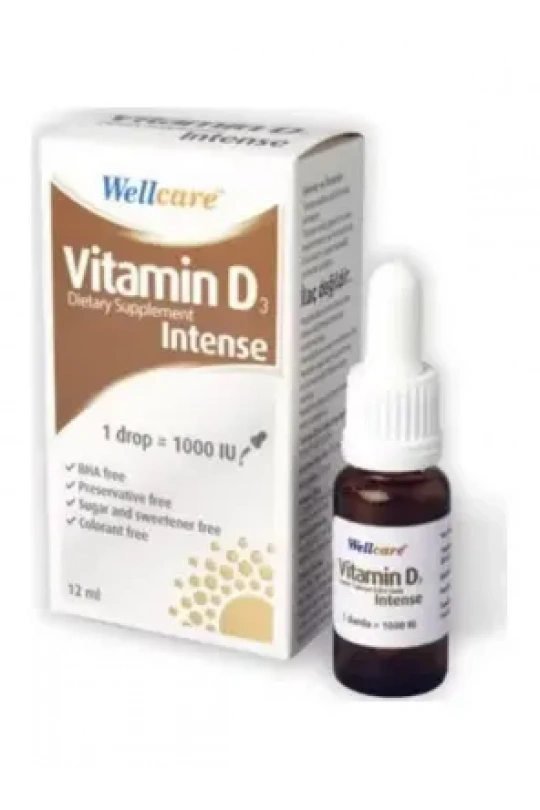Wellcare Vitamin D3 Intense 1000 IU 12 ml