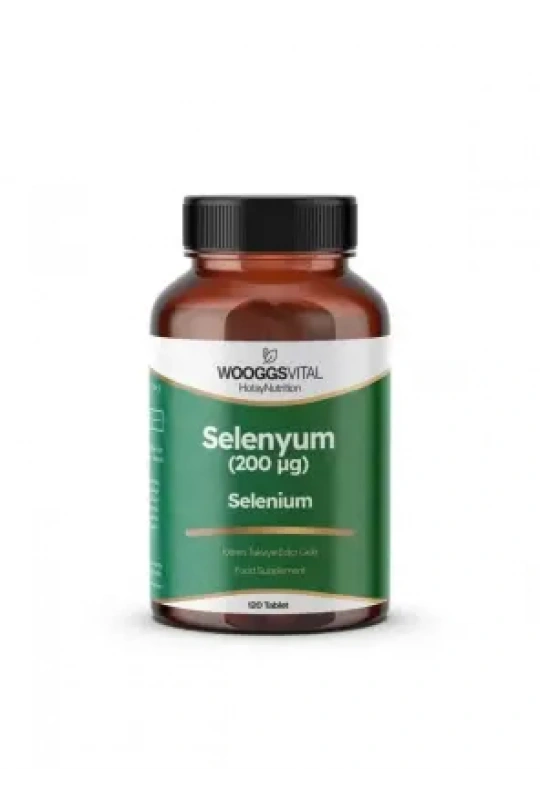 Wooggs Vital Selenyum (200 mcg) Takviye Edici Gıda 120 Tablet