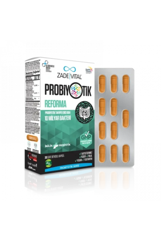 Zade Vital Probiotics Reforma 30 Kapsül