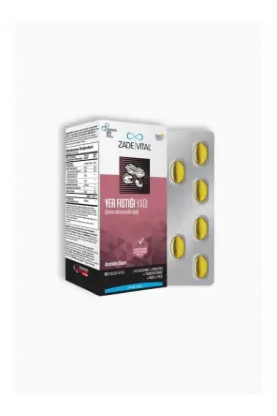 Zade Vital Yer Fıstığı Yağı 60 Yumuşak Kapsül
