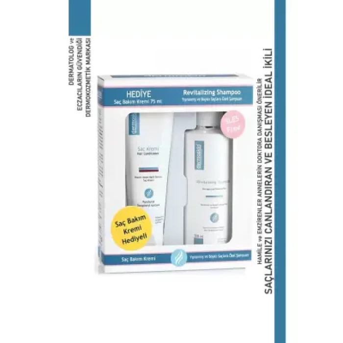 ​Dermoskin Revitalizing Şampuan 200 ml + Saç Bakım Kremi 75ml Hediye