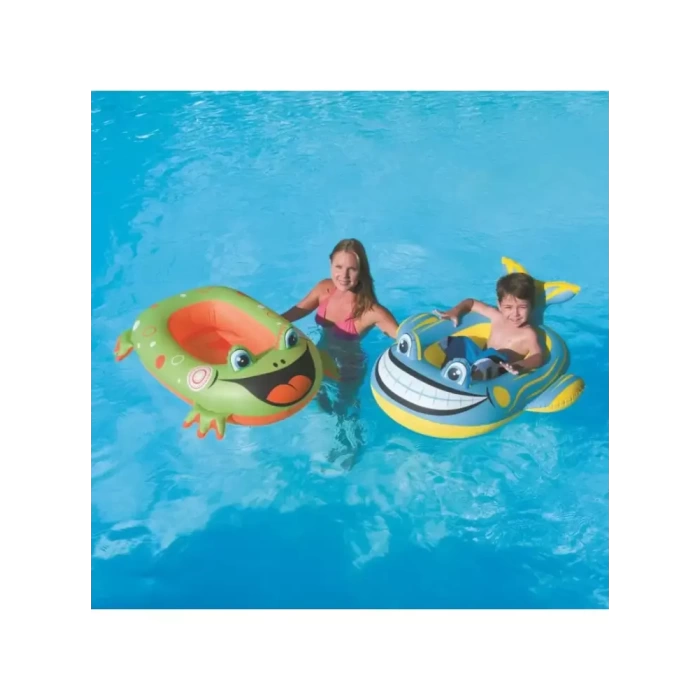 Bestway Kurbağa & Balık Çocuk Botu 99x66 cm - 34085 -