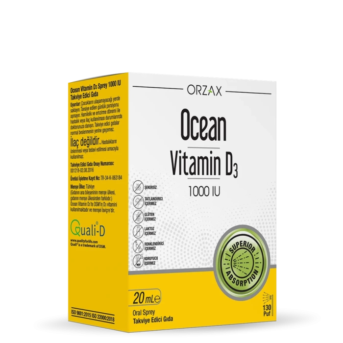 Ocean Vitamin D3 1000 IU