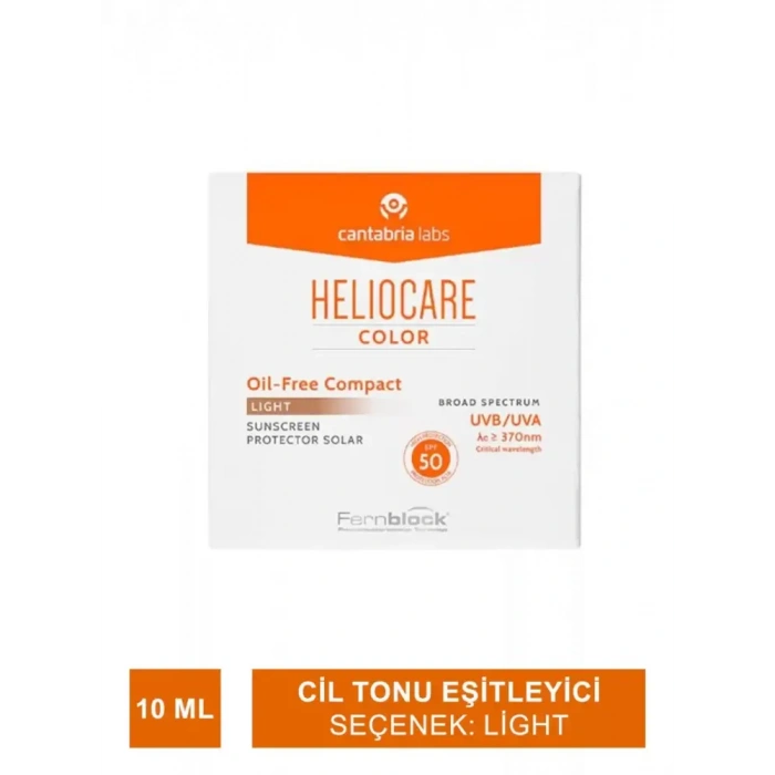 Heliocare Color SPF 50+ Oil Free Compact Yağsız Güneş Koruyucu 10 ml