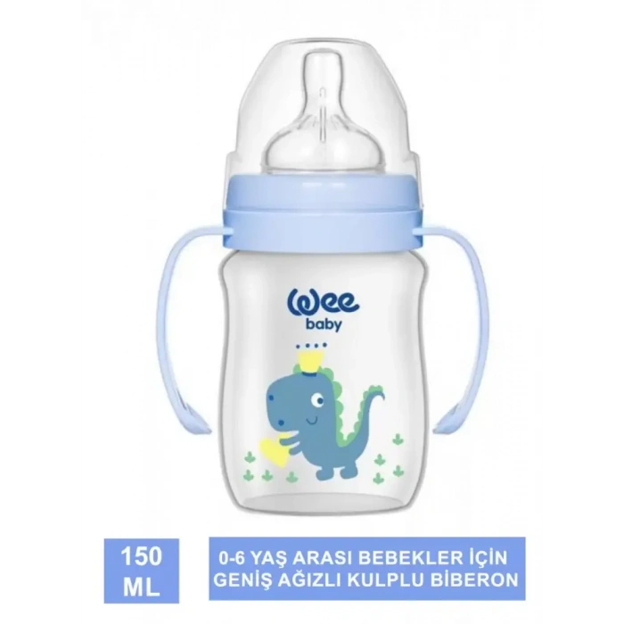 Wee Baby Klasik + Geniş Ağızlı Kulplu PP Biberon 0-6 Ay 150 ml - 137 -