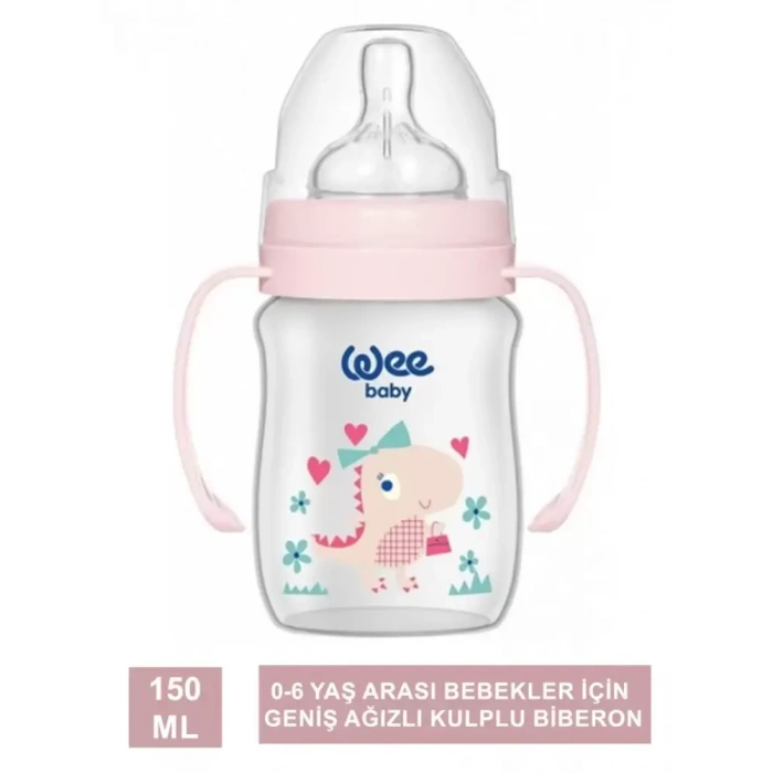Wee Baby Klasik + Geniş Ağızlı Kulplu PP Biberon 0-6 Ay 150 ml - 137 -