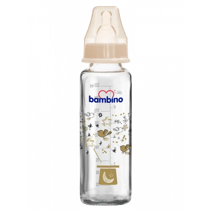 Bambino Klasik Cam Biberon 0-6 Ay 225 ml - B014 -