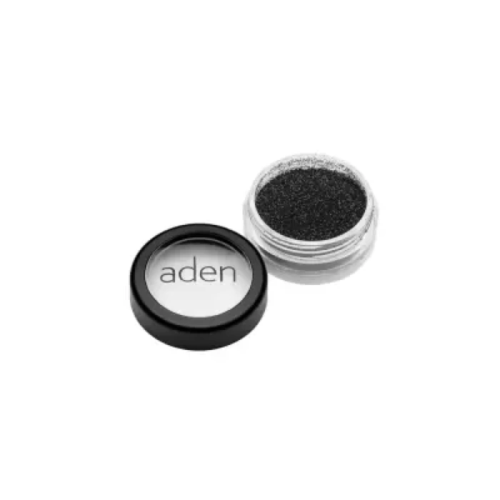 Aden Glitter Powder - 04 Glitter Black -