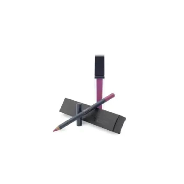 Aden Liquid Lipstick + Lipliner Pencil Set - 10 Cerise -