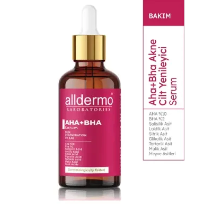 Alldermo AHA+BHA Cilt Yenileyici Serum 30 ml