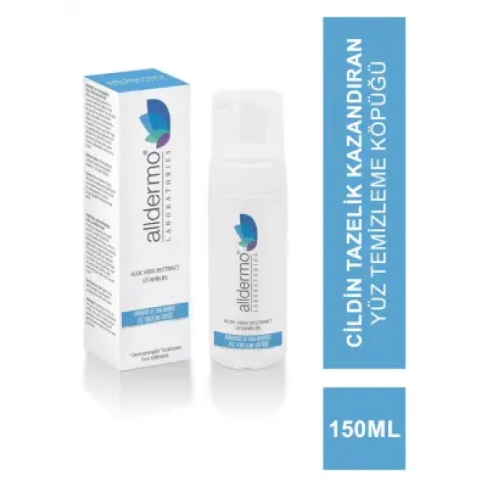 Alldermo Arındırıcı & Canlandırıcı Yüz Temizleme Köpüğü 150 ml