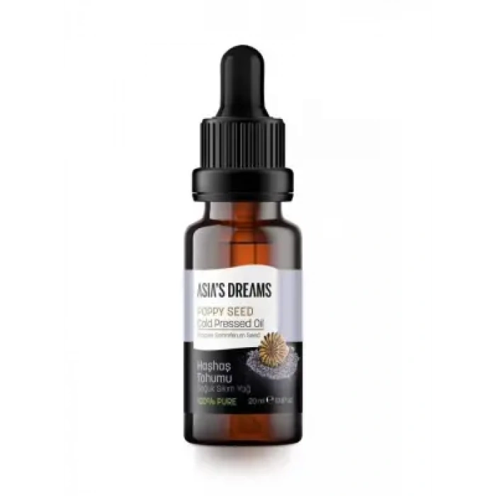 Asias Dreams Haşhaş Tohumu Soğuk Sıkım Yağ 20ml