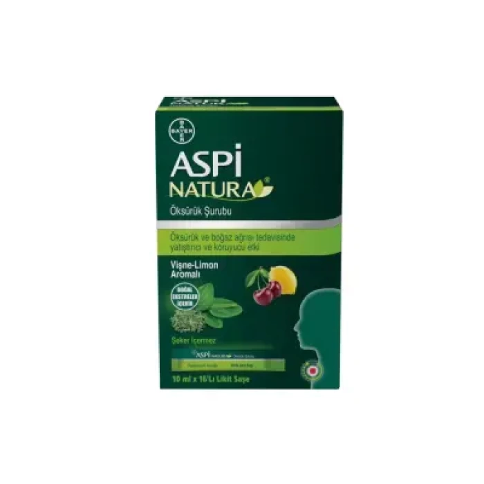 Aspi Natura 10mlX16 Likit Saşe - Vişne-Limon Aromalı