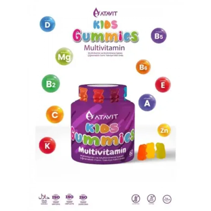 Atavit Kids Multivitamin Gummies 60 Yumuşak Kapsül