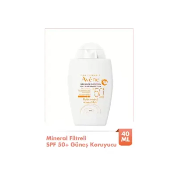 Avene Fluide Mineral Filtreli SPF 50+ Güneş Koruyucu 40 ml