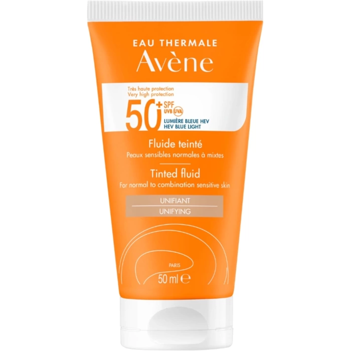 Avene Fluide SPF 50+ Normal/ Karma Ciltler için Renkli Güneş Koruyucu 50 ml