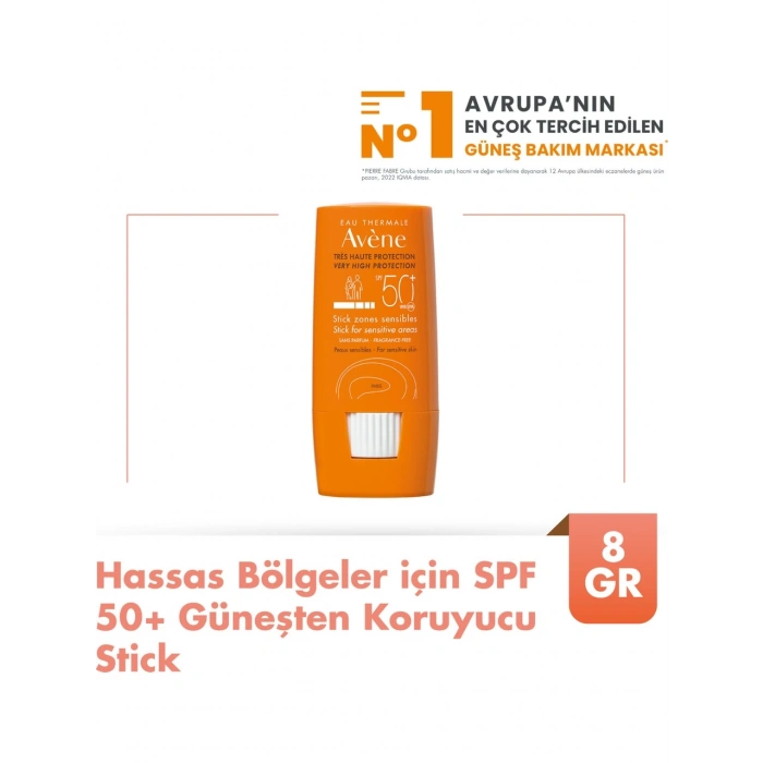 Avene Hassas Bölgeler için SPF 50+ Güneşten Koruyucu Stick 8 gr