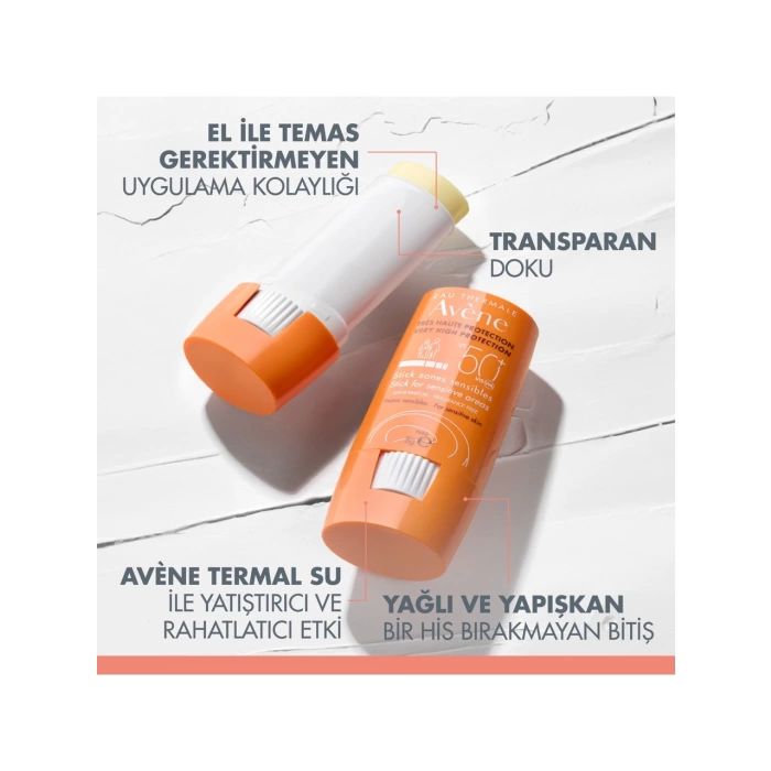 Avene Hassas Bölgeler için SPF 50+ Güneşten Koruyucu Stick 8 gr