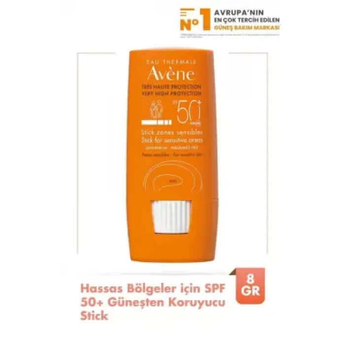 Avene Hassas Bölgeler için SPF 50+ Güneşten Koruyucu Stick 8 gr