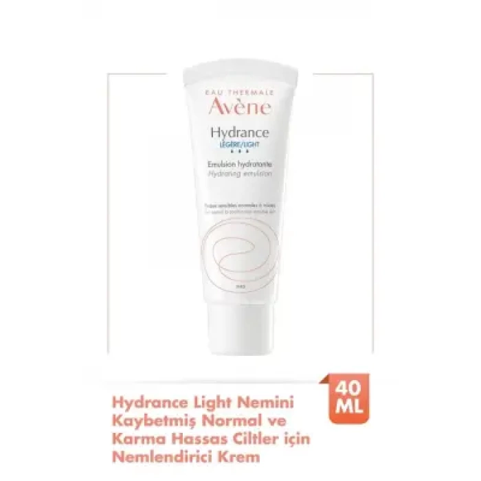 Avene Hydrance Light Hassas ve Karma Ciltler için Nemlendirici Emülsiyon 40 ml