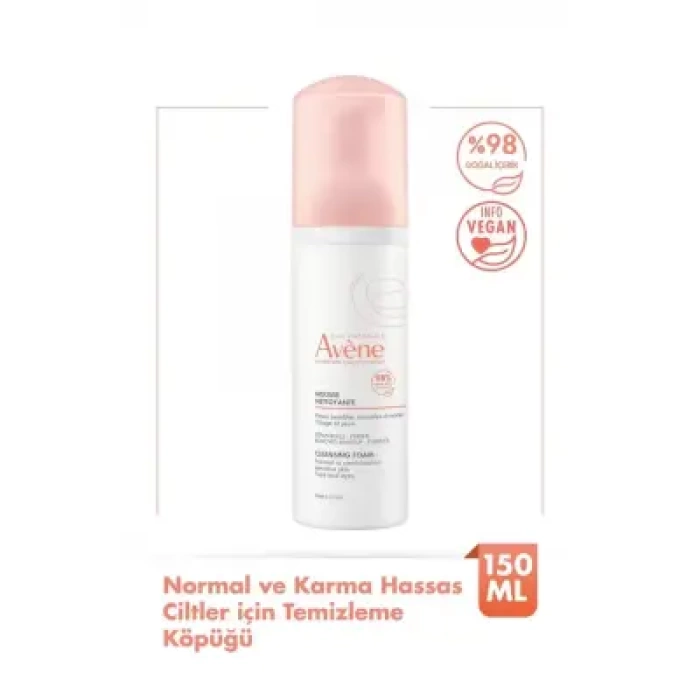 Avene Mousse Nettoyant Cleansing Foam 150 ml Temizleme Köpüğü