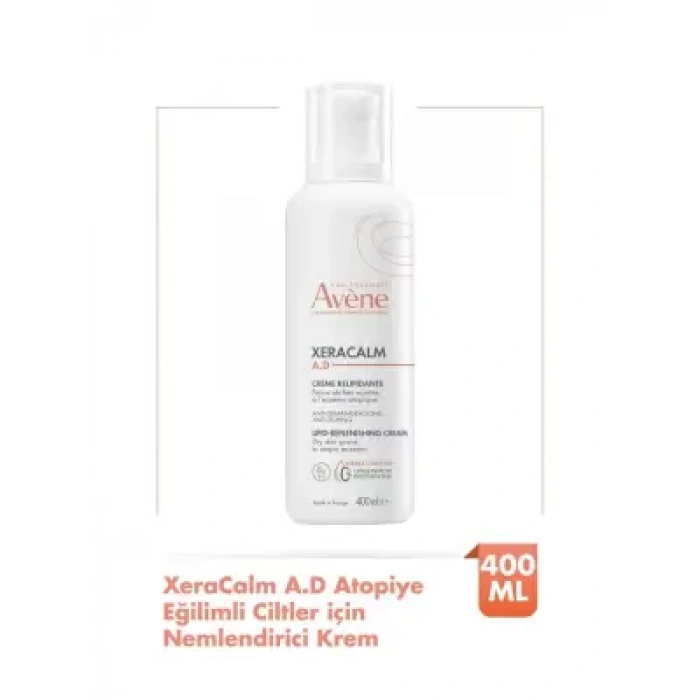 Avene XeraCalm A.D Lipid-Replenishing Creme Atopiye Eğilimli Ciltler için Nemlendirici Krem 400 ml