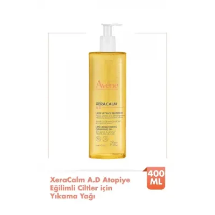 Avene XeraCalm A.D.Lipid-Replenishing Atopiye Eğilimli Ciltler için Yıkama Yağı 400 ml