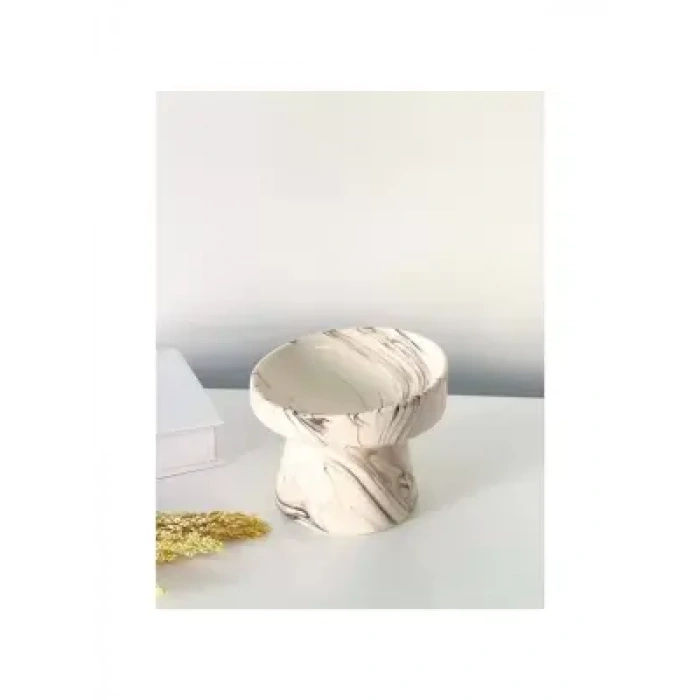 Ayaklı Porselen Mama ve Su Kabı