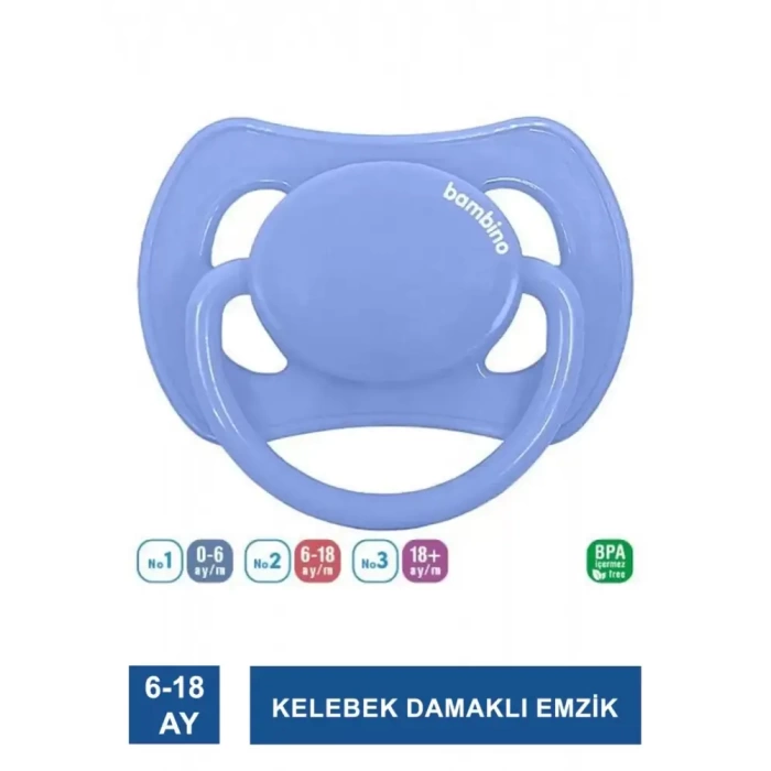 Bambino Kelebek Damaklı Emzik 6-18 Ay - P2473 -