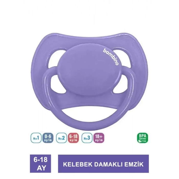 Bambino Kelebek Damaklı Emzik 6-18 Ay - P2473 -