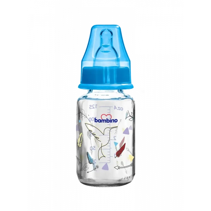 Bambino Klasik Cam Biberon 0-6 Ay 125 ml - B013 -