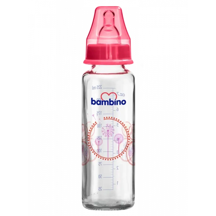 Bambino Klasik Cam Biberon 0-6 Ay 225 ml - B014 -