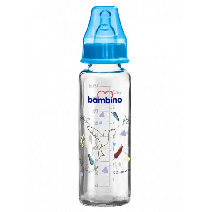 Bambino Klasik Cam Biberon 0-6 Ay 225 ml - B014 -