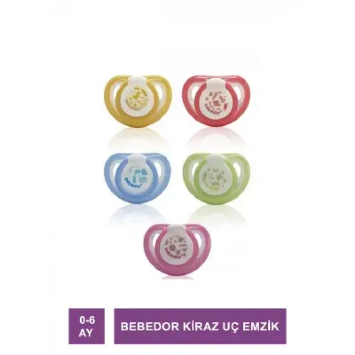 Bebedor Kiraz Uç Emzik Cherry No:1 0-6 Ay -101-