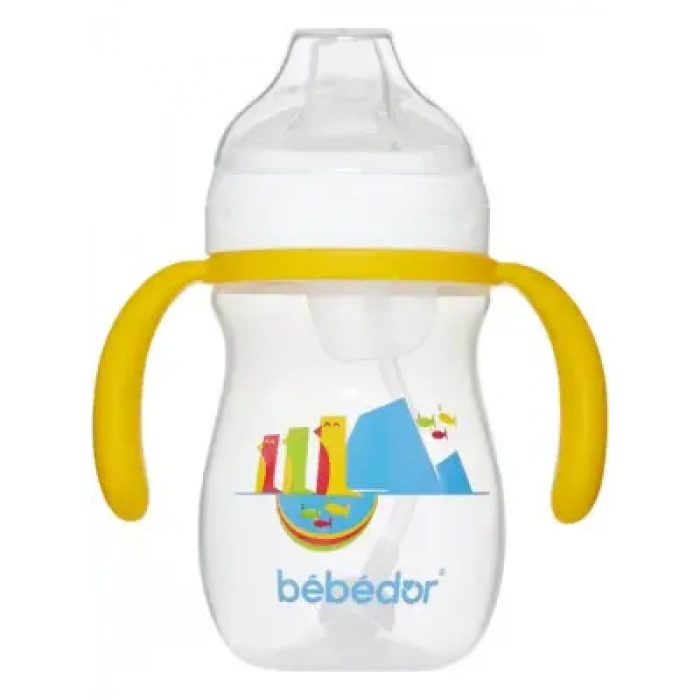 Bebedor Yumuşak Uçlu Kulplu Alıştırma Bardağı 6+ Ay 270ml -7503-