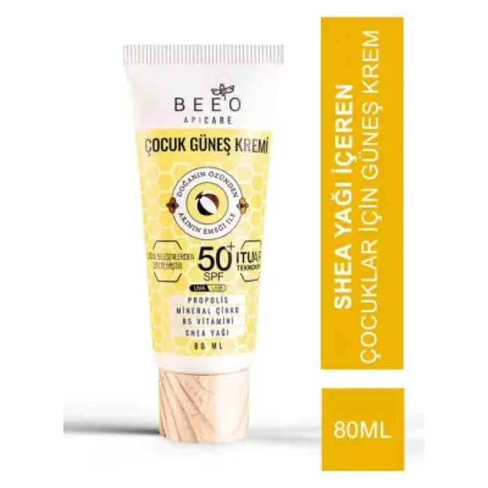 Beeo Up Apicare Çocuk Güneş Kremi Spf 50+ 80 ml