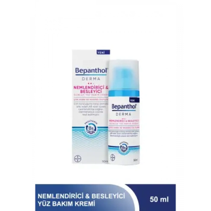 Bepanthol Derma Nemlendirici & Besleyici Yüz Bakım Kremi 50 ml