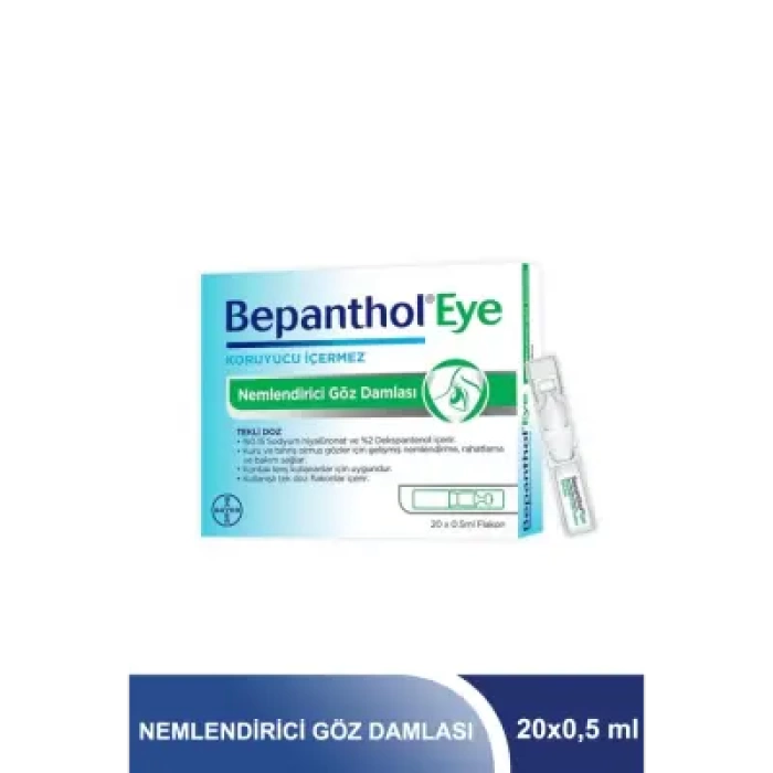 Bepanthol Eye Nemlendirici Göz Damlası 20x0,5 ml Flakon