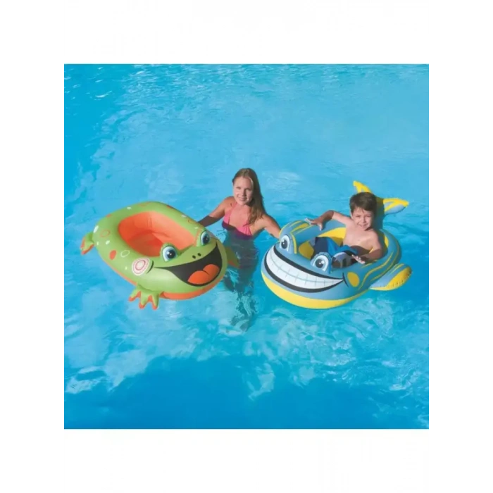 Bestway Kurbağa & Balık Çocuk Botu 99x66 cm - 34085 -