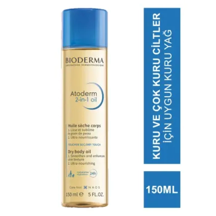 Bioderma Atoderm 2in1 Oil Nemlendirici Kuru Yağ 150 ml