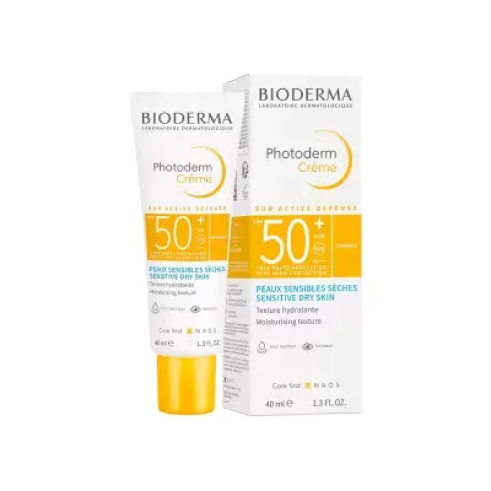 Bioderma Photoderm Creme Renksiz Kuru Ciltler için Yüksek Korumalı SPF50+ Yüz Güneş Kremi 40 ml